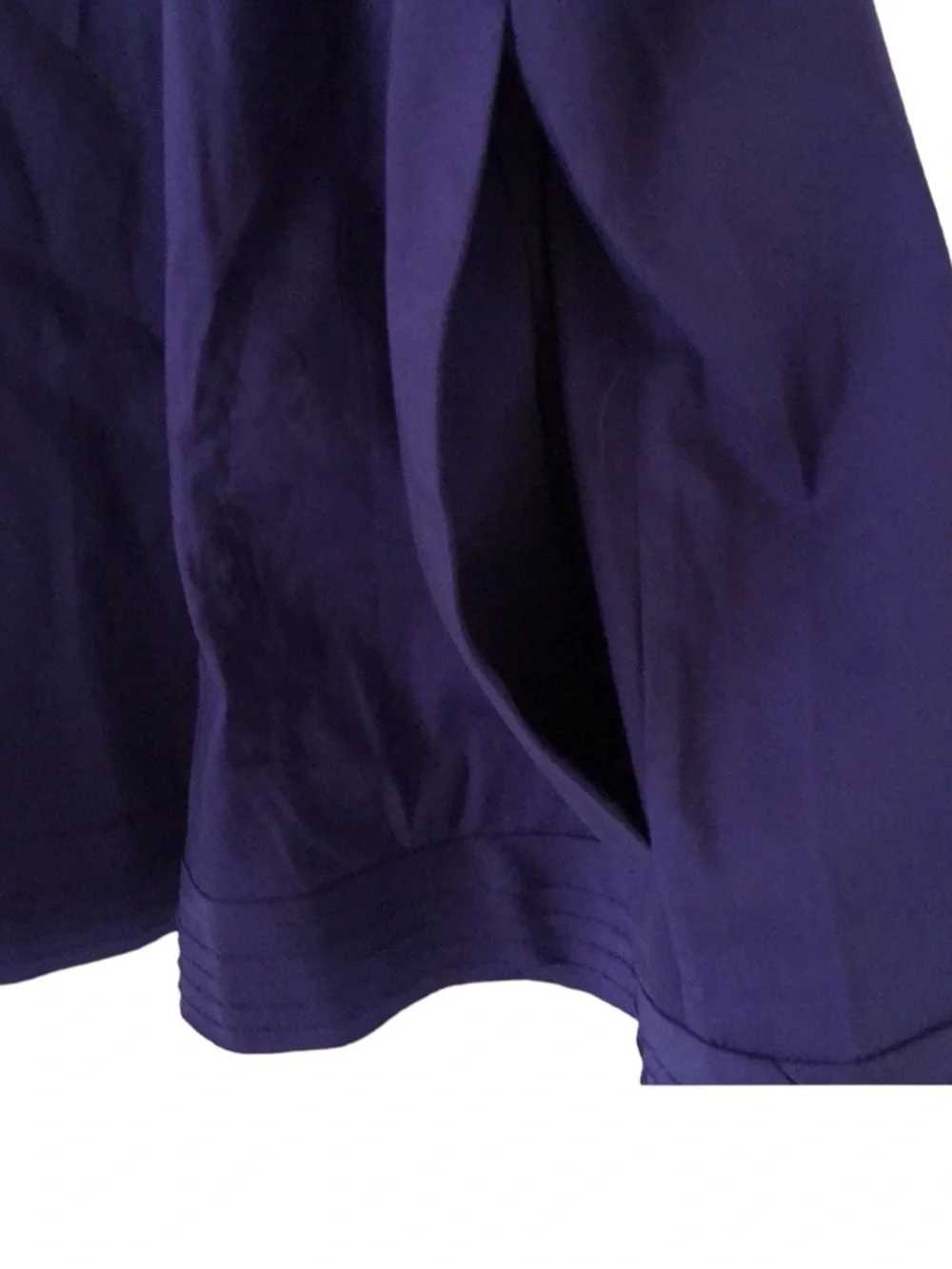 💜BCBGMAXAZRIA Artistic Purple Layered Blouse💜 - Picture 6 of 10